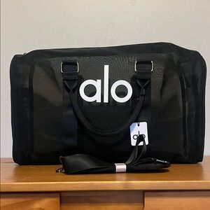 ALO Yoga Black Mesh Bag NEVER USED
